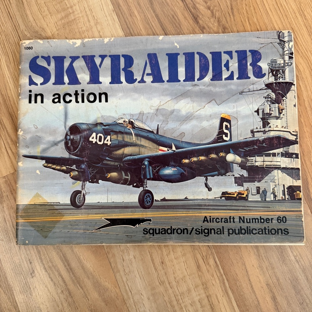 Skyraider in Action Paperback Book Jim Sullivan